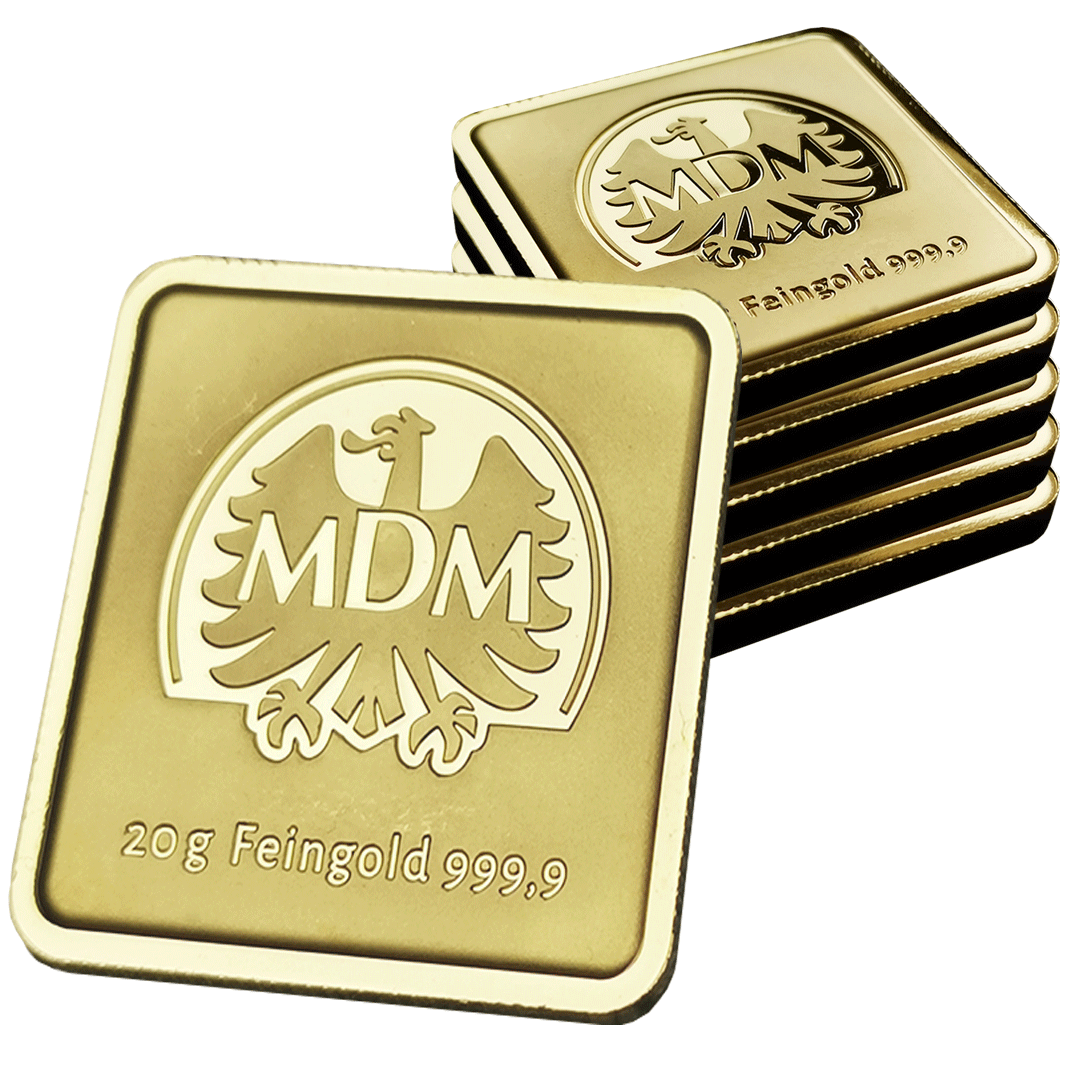 Produktbild zum MDM Goldbarren