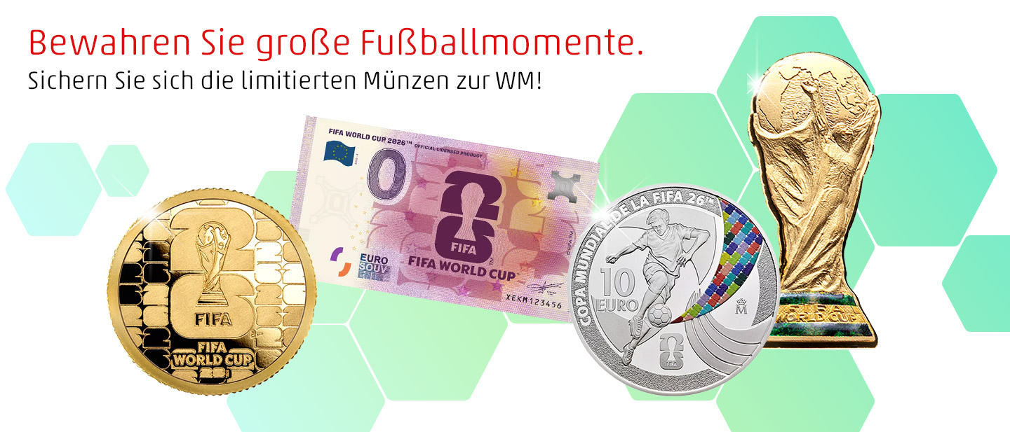 Fußball auf Münzen und Gedenkprägungen
