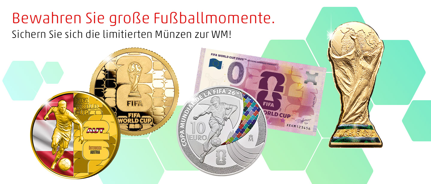 Fußball auf Münzen und Gedenkprägungen